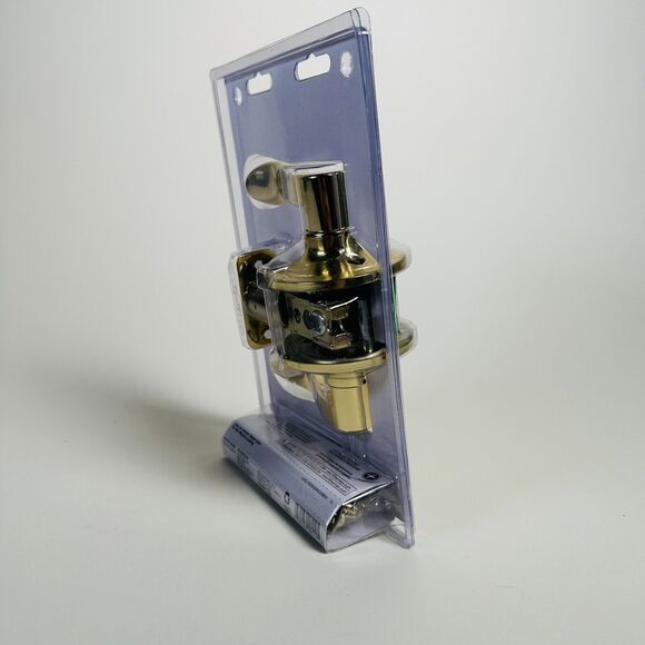 Defiant Naples Collection Hall & Closet Polished Brass Finish Door Handle - Picture 5 of 10